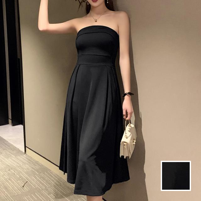 パーティードレス 結婚式 お呼ばれドレス 二次会 お呼ばれワンピース ひざ丈 ミディアム 夏 春 ブライダル Naloe925 シンプル チューブの通販はau Pay マーケット 韓国ファッション お呼ばれ パーティードレス Natu Loha ナチュロハ