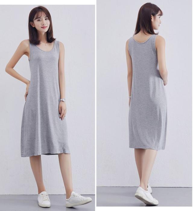 韓国 ファッション レディース ワンピース 春 夏 秋 カジュアル 即納 Nalog092 長さ選べる インナー ノースリーブワンピ 重ね着 透けの通販はau Pay マーケット 韓国ファッション お呼ばれ パーティードレス Natu Loha ナチュロハ