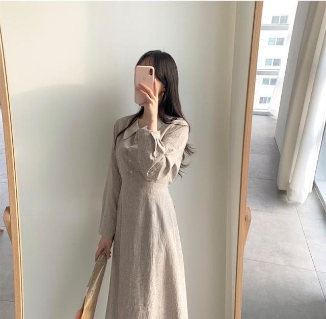 韓国 ファッション レディース ワンピース 春 秋 冬 新作 カジュアル Nalog541 チェック フレア 清楚 リゾートワンピース シンプル コの通販はau Pay マーケット 韓国ファッション お呼ばれ パーティードレス Natu Loha ナチュロハ