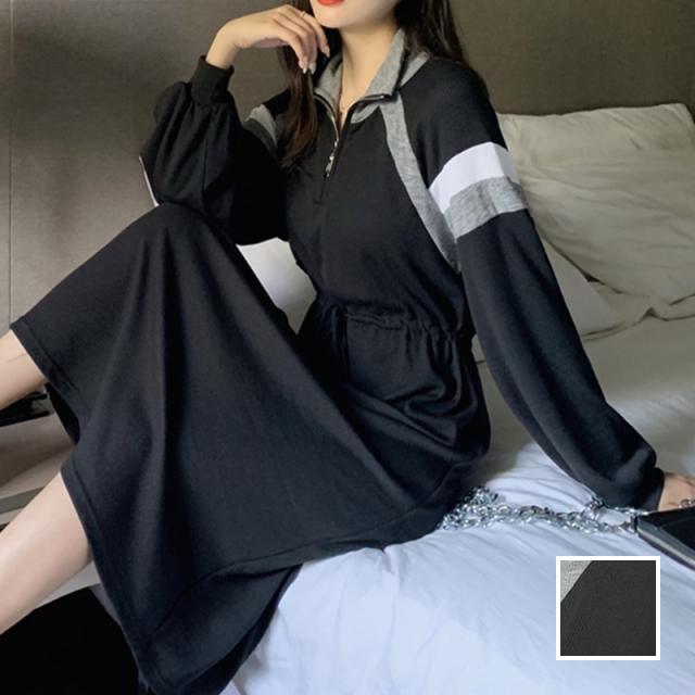 韓国 ファッション レディース ワンピース 秋 冬 カジュアル Naloh1 トリカラー ウエストシェイプ ゆるタイト リブ シンプル コーデ の通販はau Pay マーケット 韓国ファッション お呼ばれ パーティードレス Natu Loha ナチュロハ