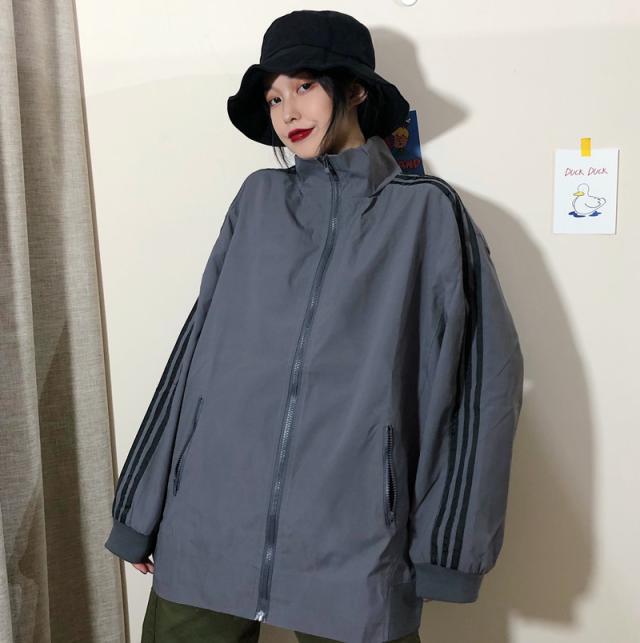 韓国 ファッション レディース アウター ブルゾン 秋 冬 カジュアル Naloh148 ライン ビッグシルエット スポーティ コート シンプル コの通販はau Pay マーケット 韓国ファッション お呼ばれ パーティードレス Natu Loha ナチュロハ