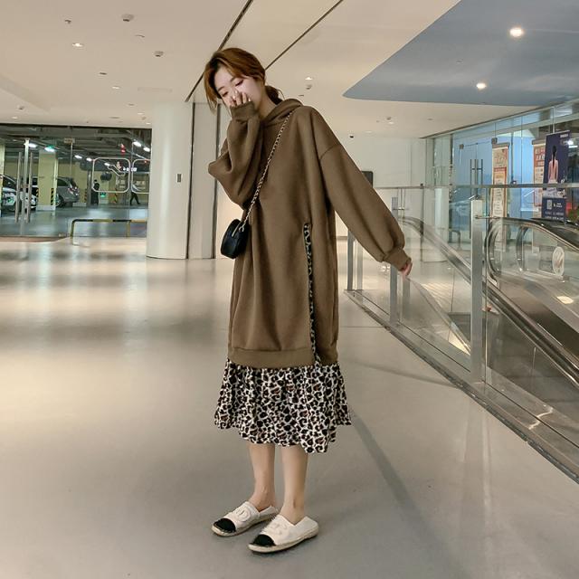 韓国 ファッション レディース ワンピース 秋 冬 春 カジュアル Naloh368 ビッグシルエット パーカー レイヤード風 ラフ シンプル コーの通販はau Pay マーケット 韓国ファッション お呼ばれ パーティードレス Natu Loha ナチュロハ