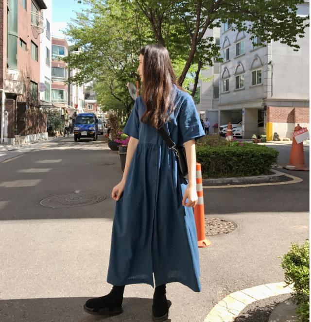韓国 ファッション レディース ワンピース 夏 春 カジュアル Naloi523 ゆったり Aライン マキシ シアー 涼やか シンプル コーデ 定番 セの通販はau Pay マーケット 韓国ファッション お呼ばれ パーティードレス Natu Loha ナチュロハ