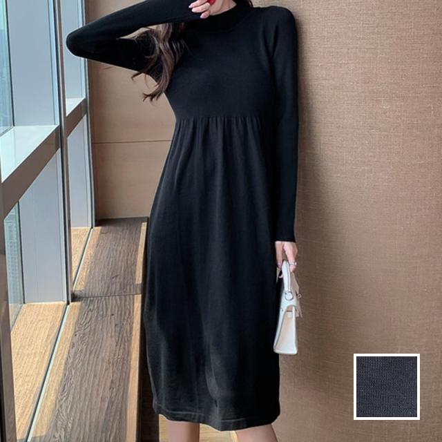 韓国 ファッション レディース ワンピース 秋 冬 春 カジュアル Naloi960 リブニット ハイネック ハイウエスト ゆったり シンプル コーの通販はau Pay マーケット 韓国ファッション お呼ばれ パーティードレス Natu Loha ナチュロハ