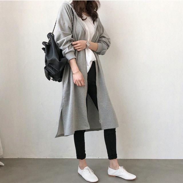 韓国 ファッション レディース アウター コート 秋 冬 春 カジュアル Naloi986 ビッグシルエット スウェット フーディ ロング シンプル の通販はau Pay マーケット 韓国ファッション お呼ばれ パーティードレス Natu Loha ナチュロハ