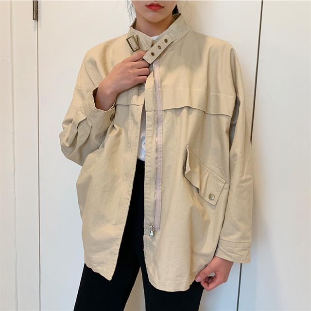 韓国 ファッション レディース アウター ブルゾン 秋 冬 春 カジュアル Naloi991 オーバーサイズ ジップ メンズライク シンプル コーデ の通販はau Pay マーケット 韓国ファッション お呼ばれ パーティードレス Natu Loha ナチュロハ