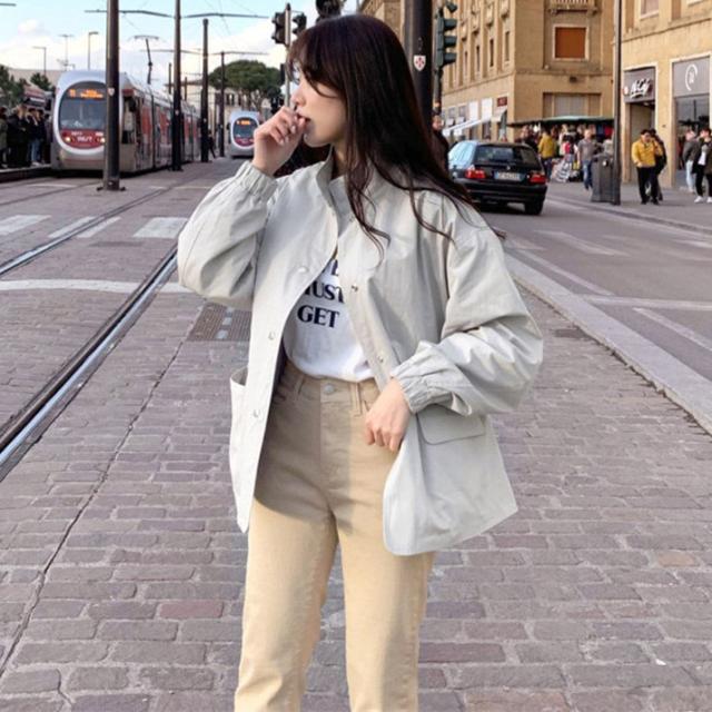 韓国 ファッション レディース アウター コート 春 夏 秋 新作 カジュアル Ptxj598 オーバーサイズ スタンドカラー キレイ目 シンプル の通販はau Pay マーケット 韓国 ワンピース パーティードレス Kilakilastyle キラキラスタイル