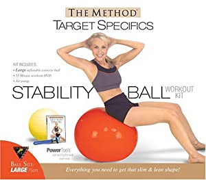 Stability Ball Workout Kit: Large Ball [DVD](中古品)