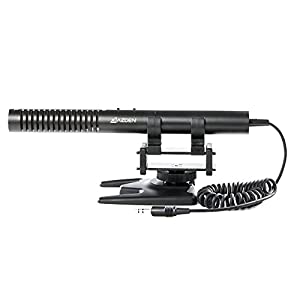 【国内正規品】 AZDEN カメラ用外付けマイク SMX-10 単一指向性ステレオマイクロホン 単四形乾電池使用 3.5mmミニプラグコネクタ