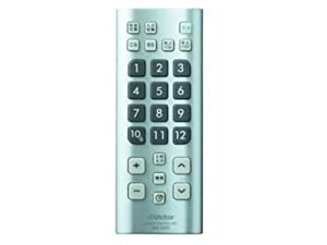 JVCケンウッド ビクター テレビ用リモートコントローラー シルバー RM-A205-S(中古品)