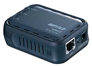 BUFFALO 双方向通信対応プリントサーバ LPV3-U2S(中古品)