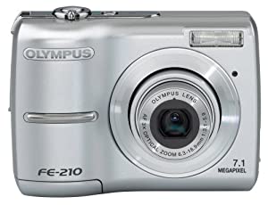 Olympus Stylus fe-210?7?MPデジタルカメラwithデジタルイメージStabilized 3?x光学ズーム(中古品)