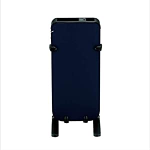 ツインバード パンツプレス ズボンプレッサー スタンド式 2段ロック ダークブルー SA-4625BL(中古品)