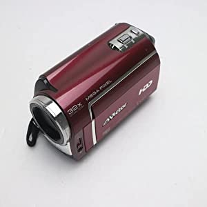 JVCケンウッド ビクター ハードディスクビデオカメラ Everio エブリオ ルージュレッド GZ-MG330-R(中古品)