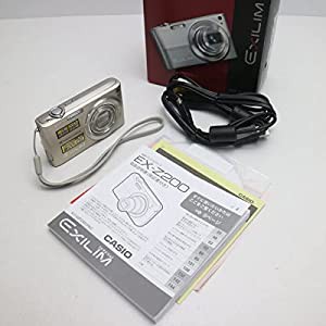 CASIO デジタルカメラ EXILIM (エクシリム) ZOOM Z200 ゴールド EX-Z200GD(中古品)