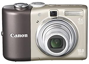 Canon デジタルカメラ PowerShot (パワーショット) A1000 IS ブラウン A1000IS(BW)(中古品)