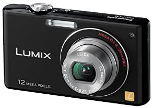 パナソニック デジタルカメラ LUMIX (ルミックス) FX40 エクストラブラック DMC-FX40-K(中古品)