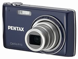 PENTAX OPTIO (オプティオ) P70 ダークブルー 1200万画素 光学4倍ズーム OPTIOP70DB(中古品)