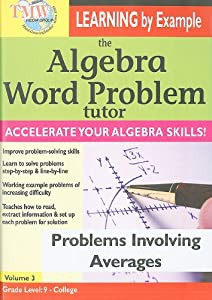 Algebra Word Problem Tutor: Problems Involving [DVD](中古品)