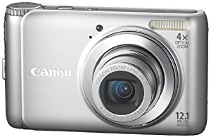 Canon デジタルカメラ PowerShot A3100 IS シルバー PSA3100IS(SL)(中古品)