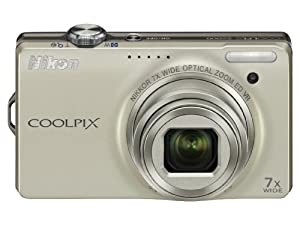 Nikon デジタルカメラ COOLPIX (クールピクス) S6000 シャンパンシルバー S6000SL(中古品)