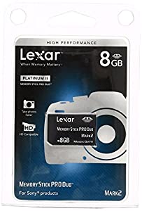 【8GB】 レキサーメディア PLATINUM II メモリースティックProDUO Mark2 LMSDP8GBBCROW(中古品)