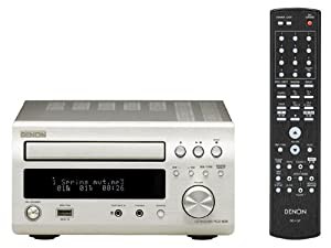 Denon CDレシーバー iPod対応 プレミアムシルバー RCD-M38-SP(中古品)