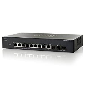 Cisco(SmallBusiness) (SRW2008-K9-JP) SG300-10-JP 8ポート 10/100/1000 ギガビット スイッチ SG300-10-JP(中古品)