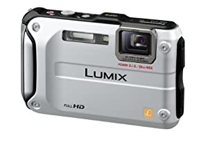パナソニック デジタルカメラ LUMIX FT3 プレシャスシルバー DMC-FT3-S(中古品)