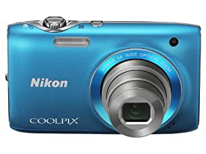 NikonデジタルカメラCOOLPIX S3100 カジュアルブルー S3100BL(中古品)