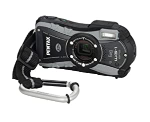 PENTAX 防水デジタルカメラOptio WG-1GPS グレー GPS 約1400万画素 広角28mm 光学5倍 CALSモード 10ｍ防水 超解像 1ｃｍマクロ O