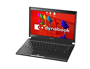 TOSHIBA dynabook R731/36B スリムコンパクトノートPC Windows7HomePremium搭載 13.3型ワイド PR73136BRFB(中古品)