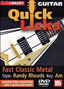 Quick Licks for Guitar: Randy Rhoads-Fast(中古品)