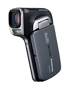 パナソニック 雨合羽デジタルムービーカメラHX-WA10 サンターンブラック HX-WA10-K(中古品)
