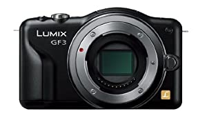 パナソニック ミラーレス一眼カメラ LUMIX GF3 ボディ エスプリブラック DMC-GF3-K(中古品)