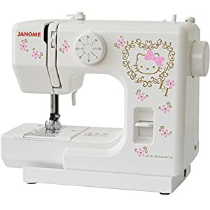 JANOME サンリオ ハローキティ 電動ミシン コンパクト KT-35(中古品)