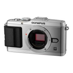 OLYMPUS ミラーレス一眼 PEN E-P3 ボディ シルバー E-P3 BODY SLV(中古品)