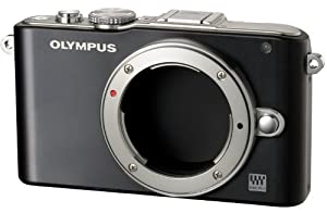 OLYMPUS ミラーレス一眼 PEN Lite E-PL3 ボディ ブラック E-PL3 BODY BLK(中古品)