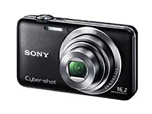 ソニー SONY デジタルカメラ Cyber-shot WX30 (1620万画素CMOS/光学x5) ブラック DSC-WX30/B(中古品)