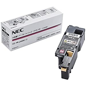 NEC PR-L5600C-17 大容量トナー マゼンタ(1,400枚) NE-TNL5600-17J(中古品)