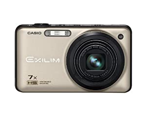 CASIO デジタルカメラ EXILIM EXZR15GD 1610万画素 光学ズーム7倍 EX-ZR15GD ゴールド(中古品)