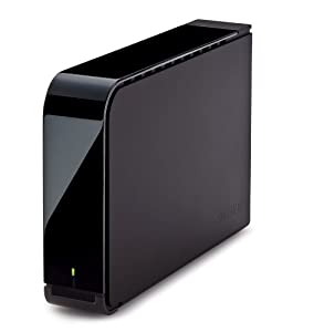 BUFFALO USB2.0用 外付けハードディスク 1TB ブラック HD-LS1.0TU2(中古品)