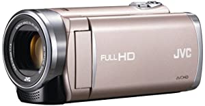 JVCKENWOOD JVC ビデオカメラ EVERIO GZ-E265 内蔵メモリー 32GB ピンクゴールド GZ-E265-N(中古品)