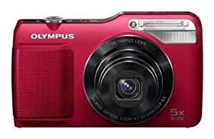 OLYMPUS デジタルカメラ VG-170 レッド 1400万画素 光学5倍ズーム 15m強力フラッシュ ハイビジョンムービー 3.0型LCD 広角26mm Vの通販は