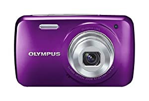 OLYMPUS デジタルカメラ VH-210 パープル 1400万画素 光学5倍ズーム DIS ハイビジョンムービー 3.0型LCD 広角26mm 3Dフォト機能