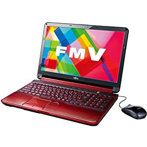 富士通 LIFEBOOK AH54/G ガーネットレッド (FMVA54GR)(中古品)