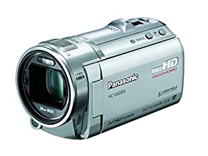 パナソニック デジタルハイビジョンビデオカメラ 内蔵記憶装置32GB しろがね色 HC-V600M-S(中古品)
