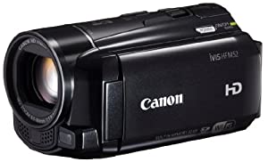 Canon デジタルビデオカメラ iVIS HF M52 ブラック 光学10倍ズーム フルフラットタッチパネル IVISHFM52BK(中古品)