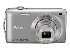 Nikon デジタルカメラ COOLPIX (クールピクス) S3300 クリスタルシルバー S3300SL(中古品)