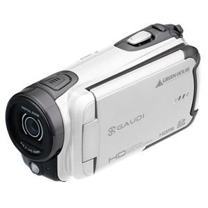 グリーンハウス 2.5型液晶積み上げる 固定ディスクデジタルテレビカメラ GHV-DV25HDA 白いこと(中古品)